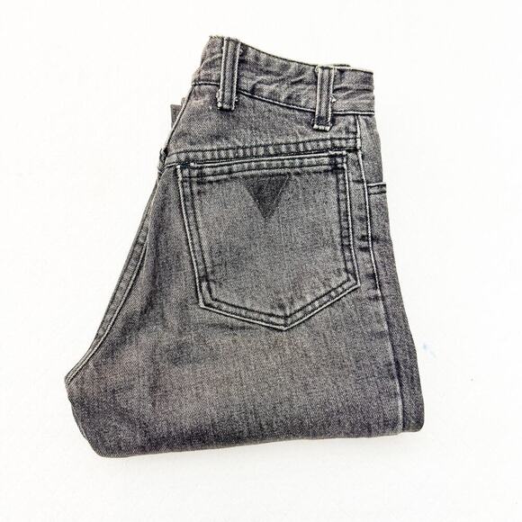 Georges Marciano Guess Black Charcoal Acid Wash Denim Jeans Size 26 - Picture 1 of 8